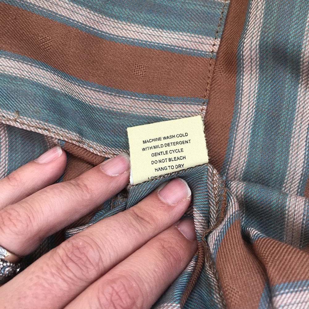 Love Notes Striped Button Up - S - Picture 6 of 6